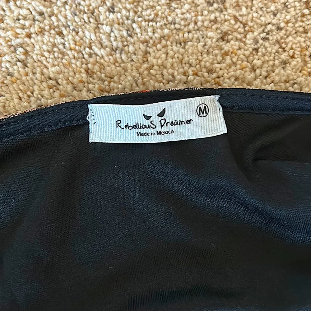 Rebellious Dreamer Sexy Dragon Corset Like Crop Top Shirt **Size M** 🔥🔥 - Picture 5 of 5